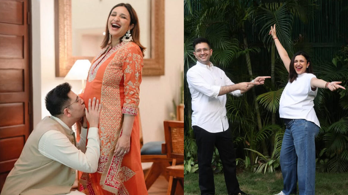 Raghav Chadha's Kiss On Parineeti Chopra's Baby Bump Is MELTING HEARTS! | Glamsham.com