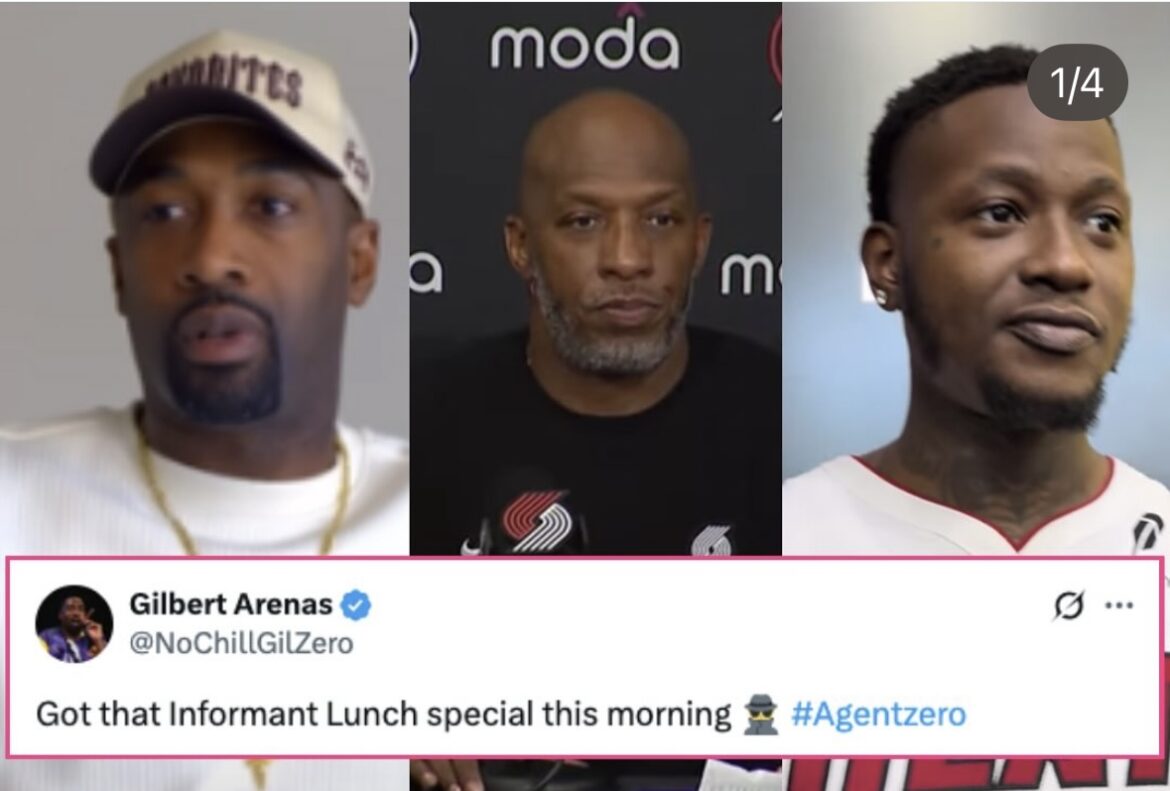 Retired NBA Star Gilbert Arenas Shares Shady Post Following Arrests Of Head Coach Chauncey Billups & Heat's Player Terry Rozier
