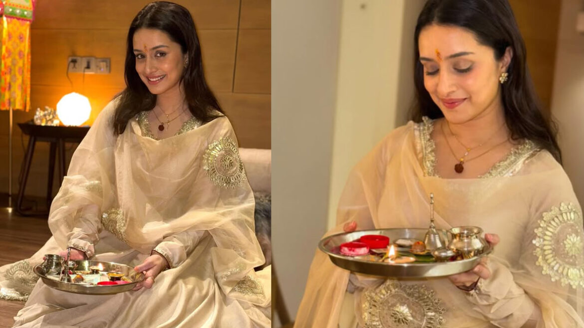 Shraddha Kapoor's Diwali Glow Is Giving Us Major Festive Goals! | Glamsham.com
