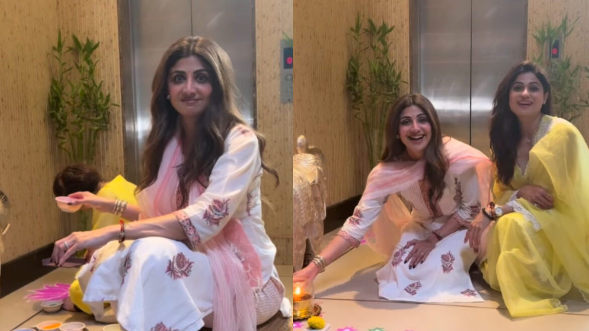 Sisterly Love! Shilpa Shetty Can't Stop Raving About Shamita Shetty's Rangoli | Glamsham.com