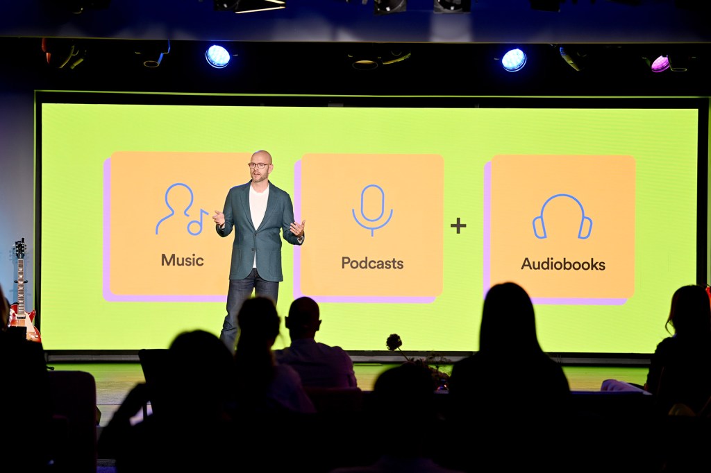 Spotify Teams With Netflix on Podcasts, Touts Audiobook Listener Gains