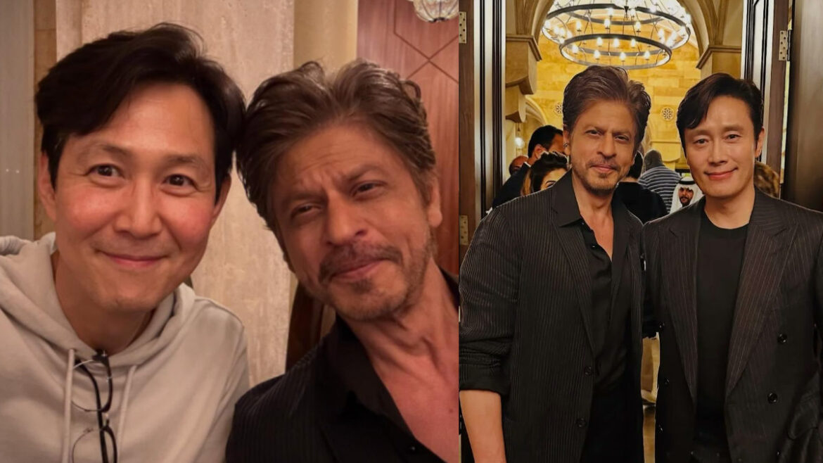 Squid Game Meets Bollywood: Lee Jung-jae And Lee Byung-hun's Epic Selfie With Shah Rukh Khan! | Glamsham.com