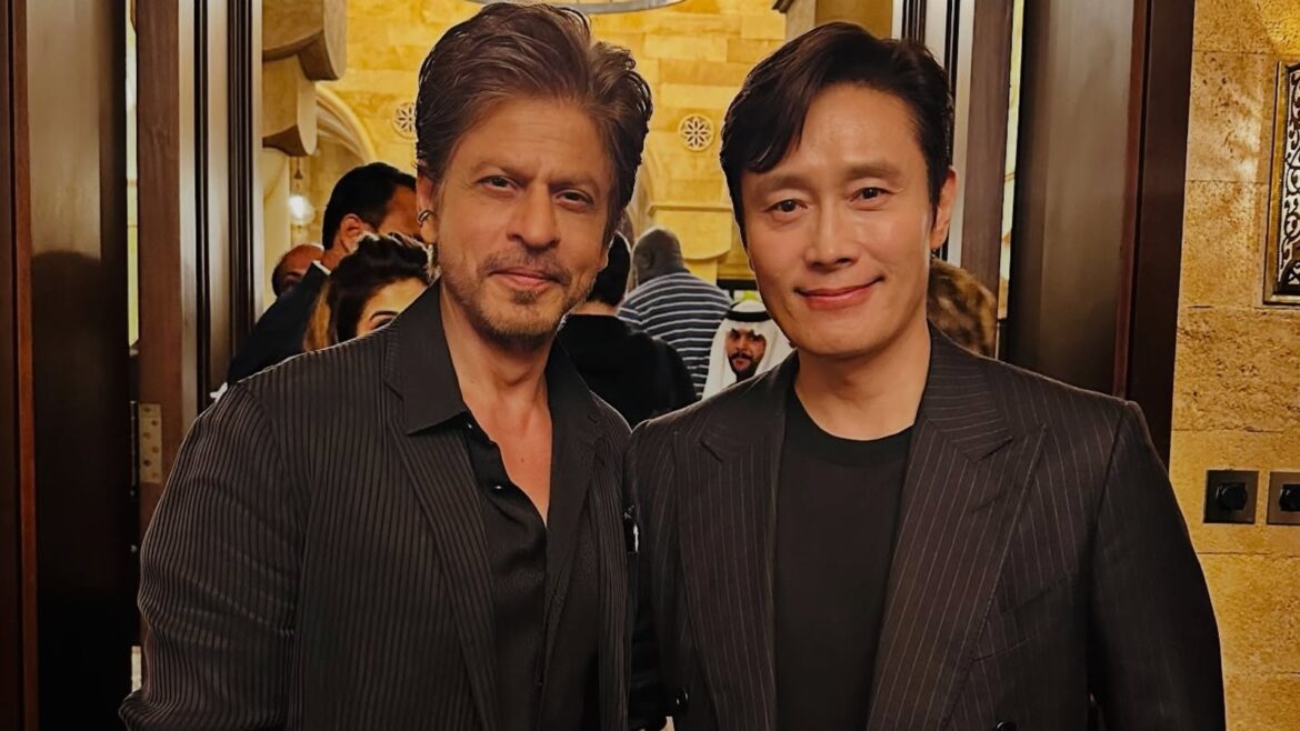 'Talented people' Shah Rukh Khan and Aamir Khan pose with Squid Game's Lee Byung-hun in new pic