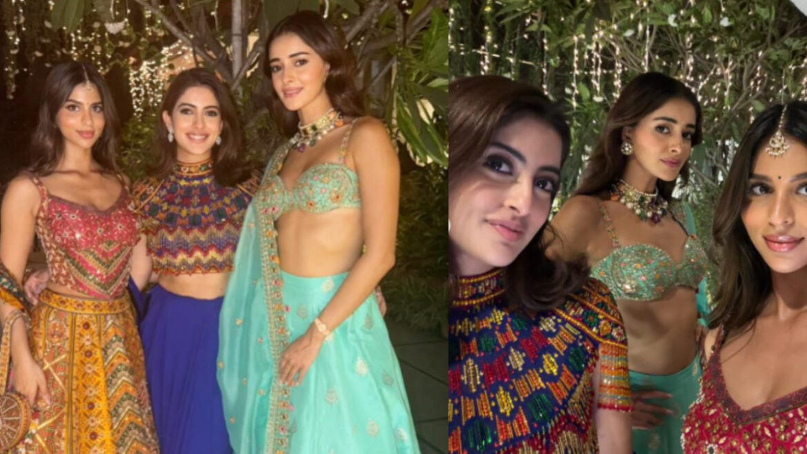 The Perfect Diwali Trio: Suhana Khan, Ananya Panday, And Navya Naveli Nanda Shine Together! | Glamsham.com