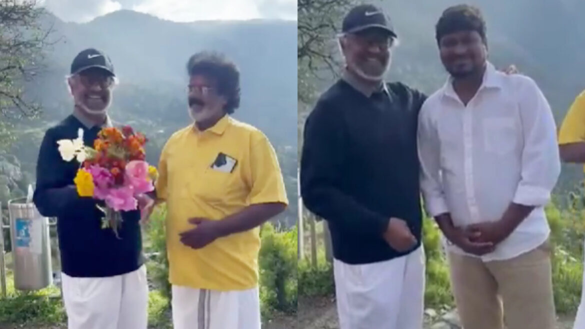 The Viral Video Of Rajinikanth Clicking Selfies With Fans At Babaji Cave Is Adorable! | Glamsham.com