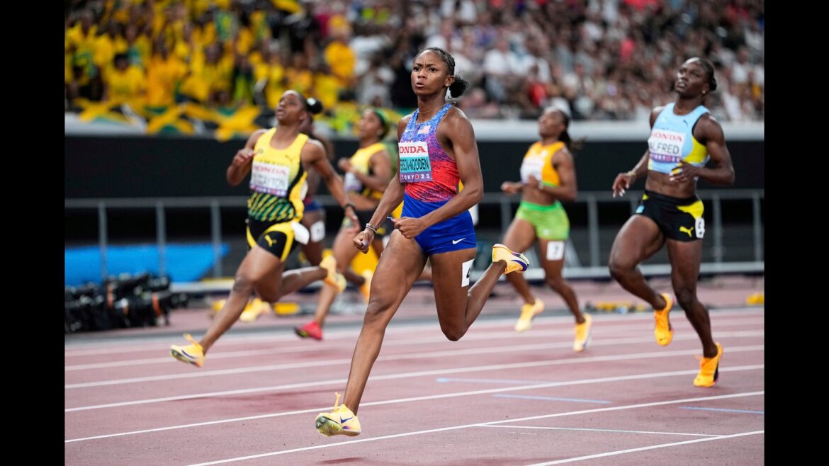 Their happy pace: A shadow lifts from women’s sprinting