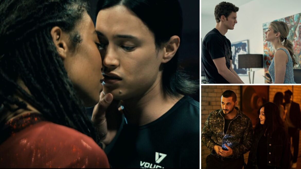 Jaz Sinclair and Derek Luh on 