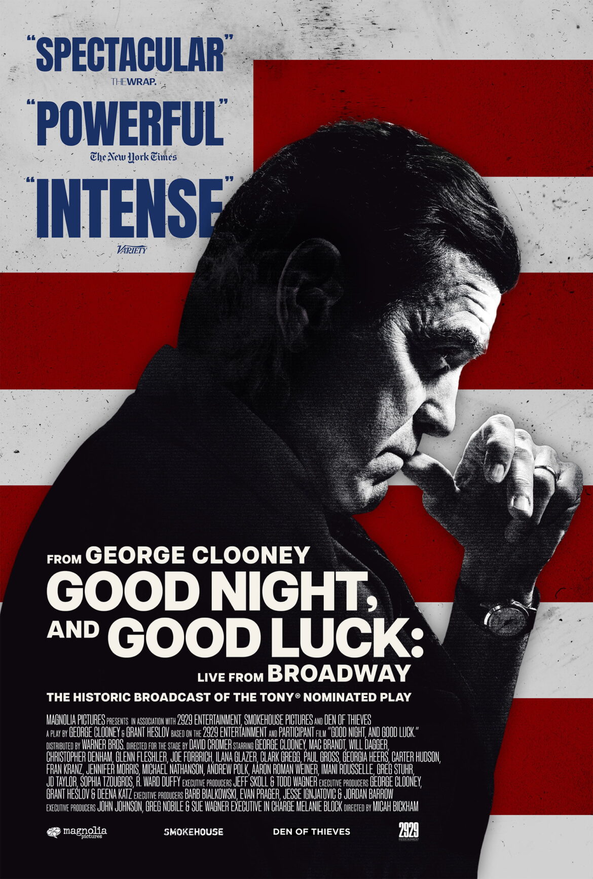 Trailer for Clooney's 'Good Night, and Good Luck: Live From Broadway'