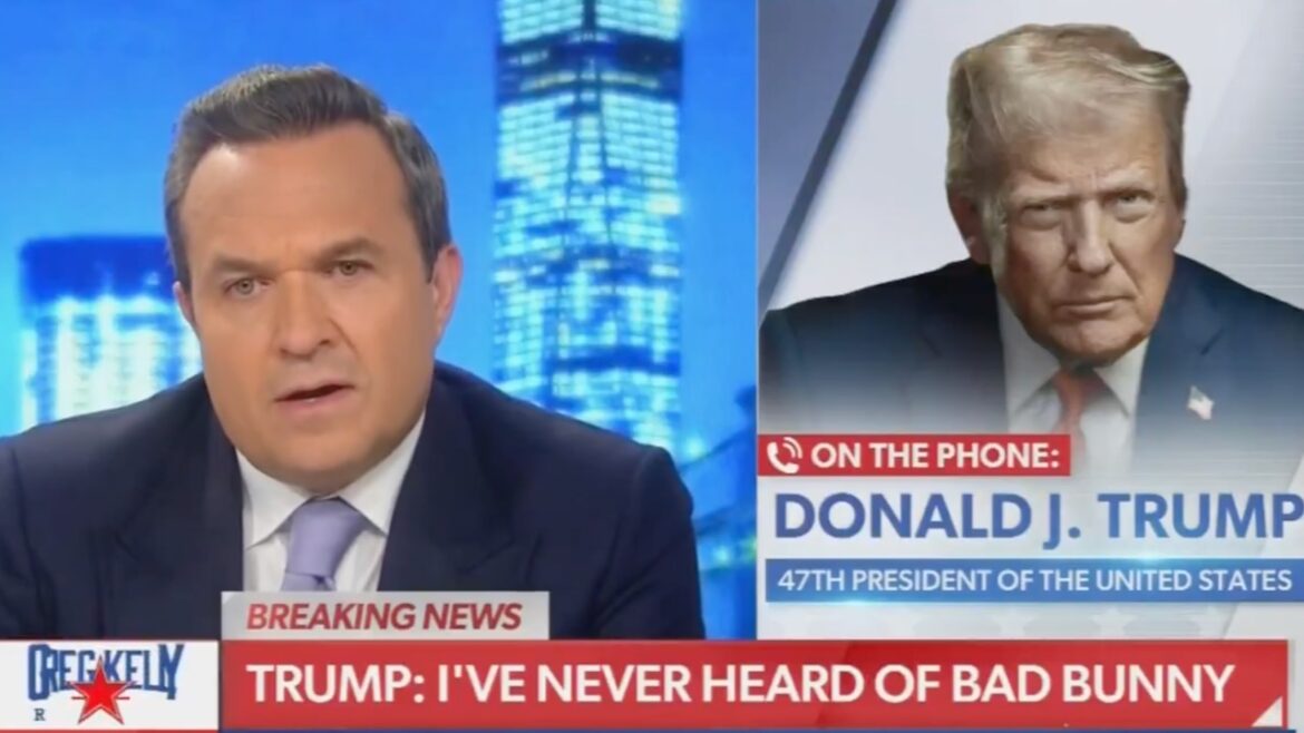 Trump Address Bad Bunny's Super Bowl Booking, But Gets Distracted