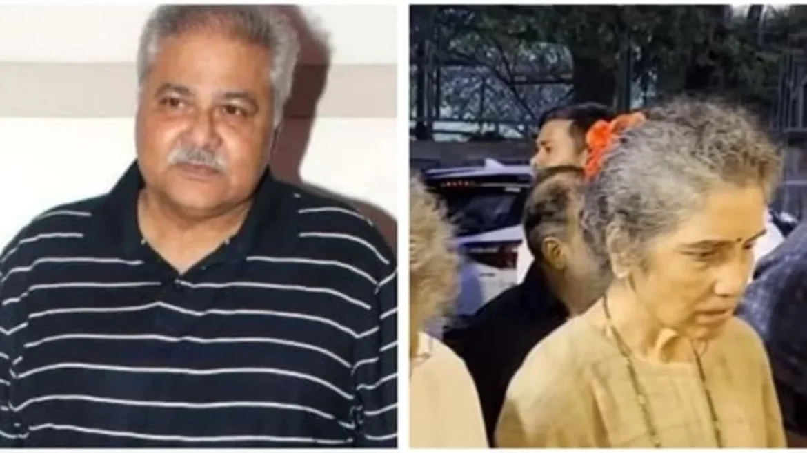 Veteran Actor Satish Shah's Wife Madhu Shah Seen Wearing Mangalsutra And Sindoor At Prayer Ceremony