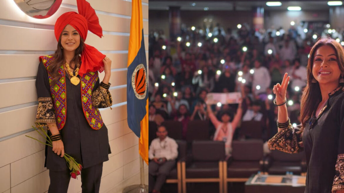 Walking Through Memories: Shehnaaz Gill Returns To LPU With “Ikk Kudi” | Glamsham.com