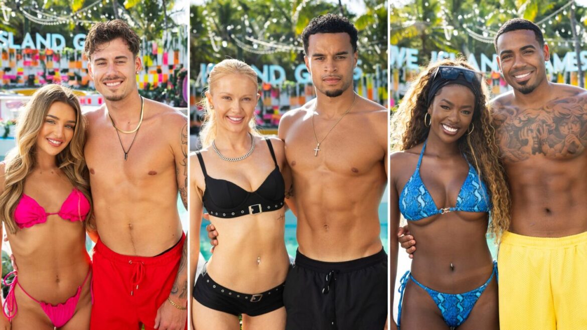 Isaiah and Lucinda; Sydney and Toby; Justine and Tyrique in 