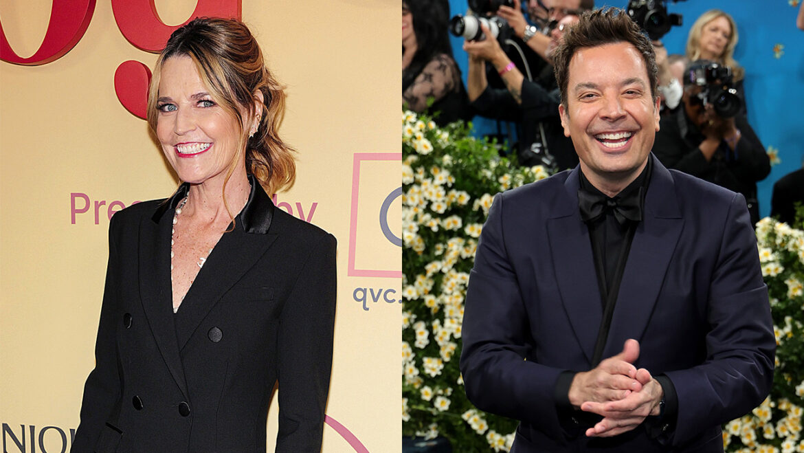 Savannah Guthrie and Jimmy Fallon