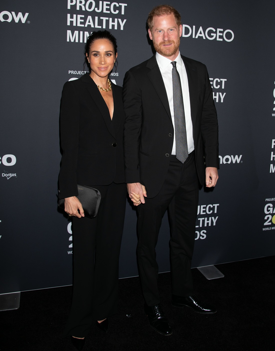 bitchy | Prince Harry & Meghan wore his-and-hers Armani at the Project Healthy Minds gala